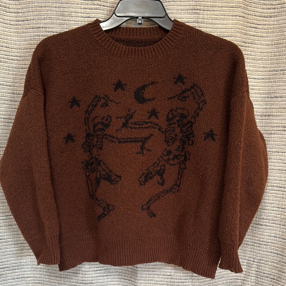 Dancing Skeletons Crew Neck Sweater